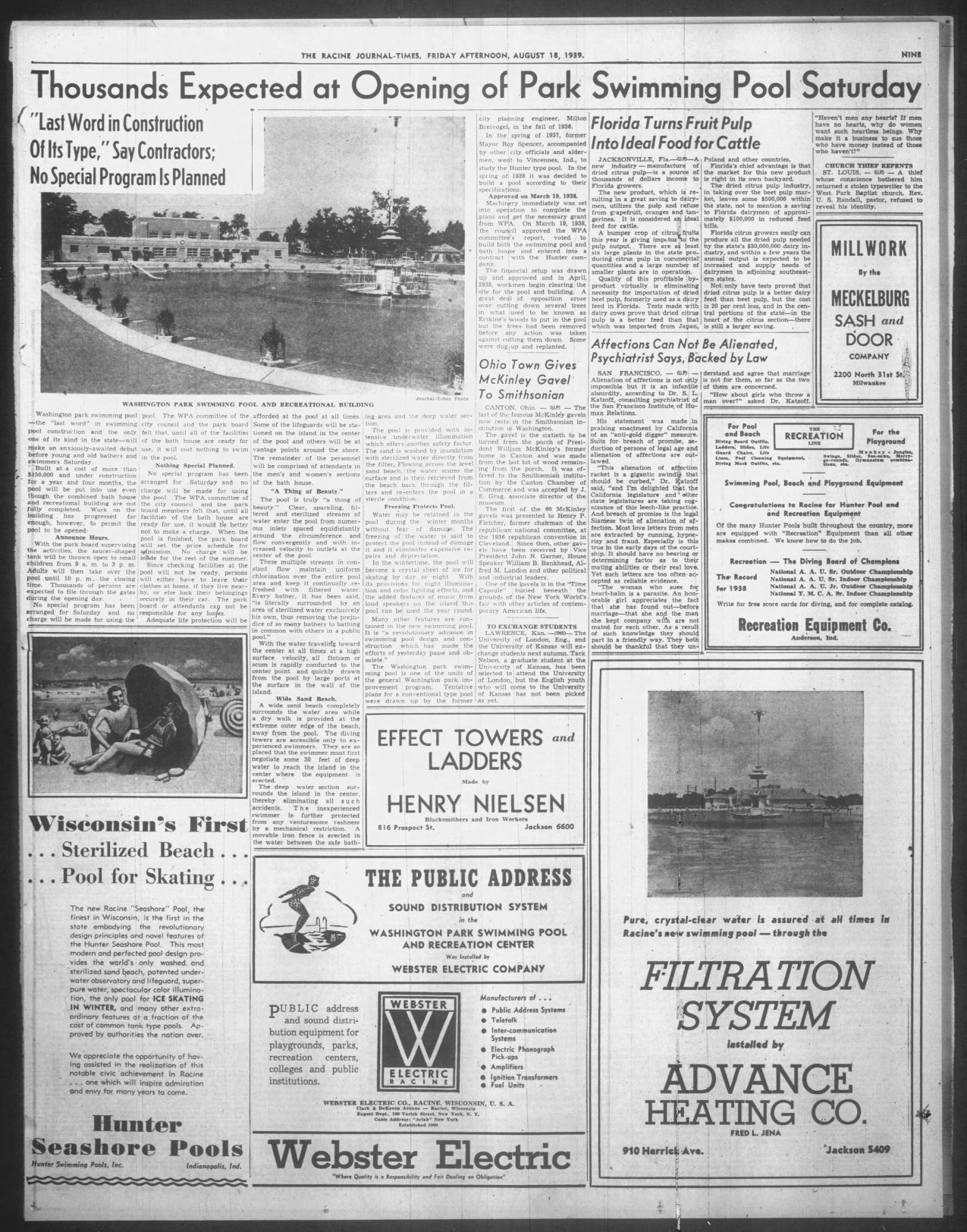 Friday, Aug. 18, 1939